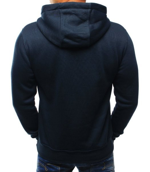 Μοντέρνο καθημερινό ανδρικό φούτερ  με επιγραφή και κορδόνια