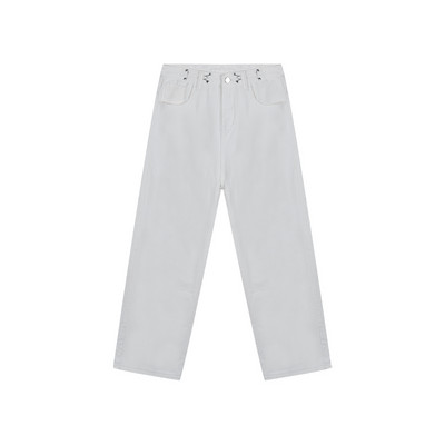 Модерни дамски дънки  с висока талия  и джобове