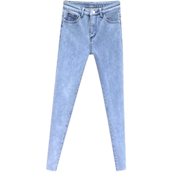 Naiste teksad Õhuke nööbi ja taskutega mudel