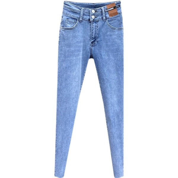 Изчистени дамски дънки Slim Модел 