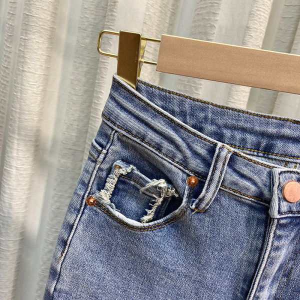 Retro stiilis naiste teksad nööbi ja taskutega