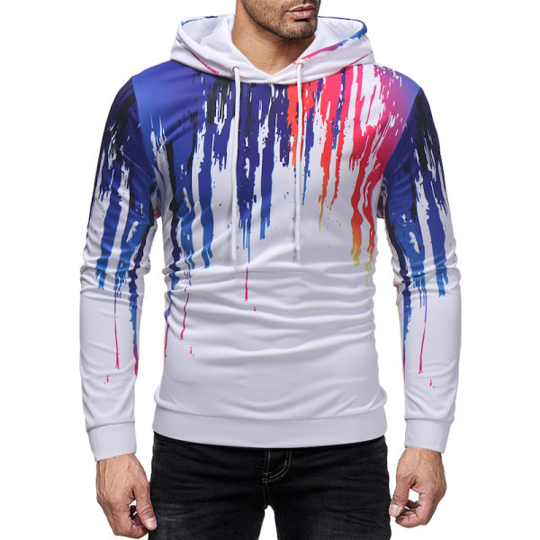 Ежедневен мъжки суичър без закопчаване