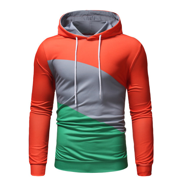 Модерен мъжки суичър без закопчаване изчистен модел