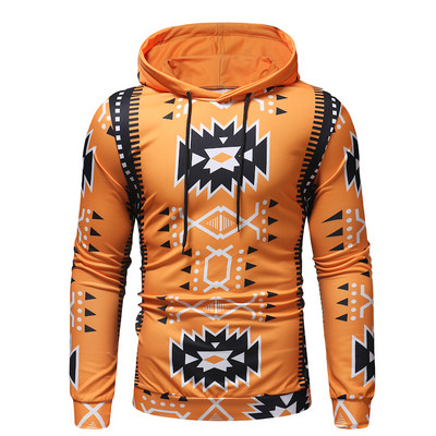 Мъжки суичър втален модел с качулка