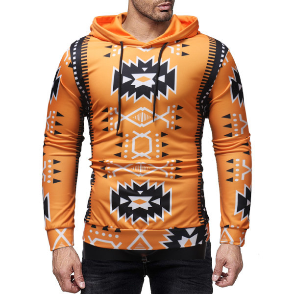 Мъжки суичър втален модел с качулка