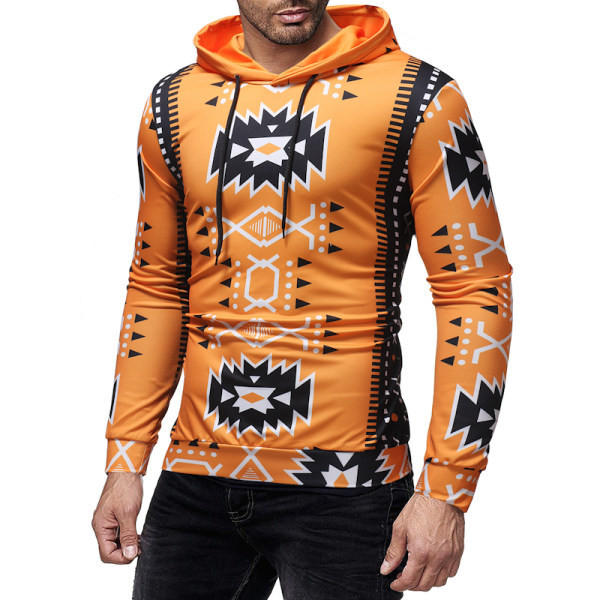 Мъжки суичър втален модел с качулка