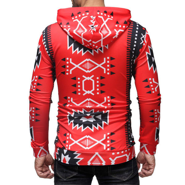 Мъжки суичър втален модел с качулка