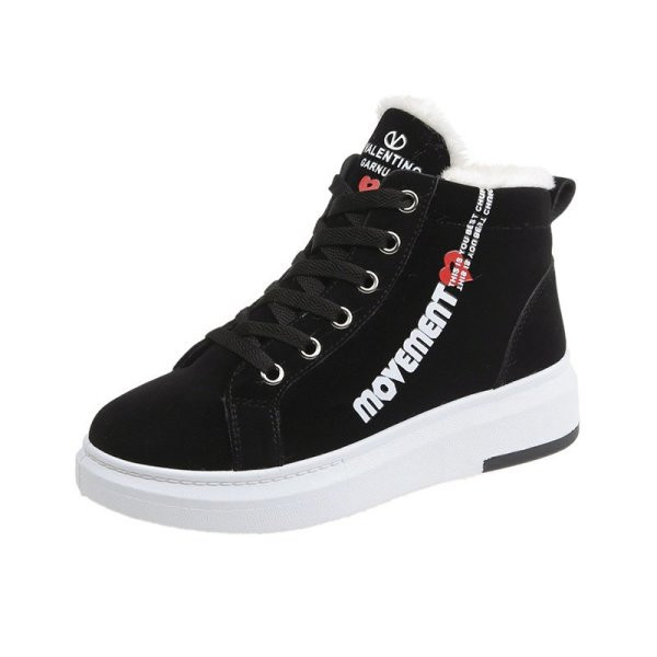 Uus mudel sooja voodriga öko-seemisnahast naiste tossud