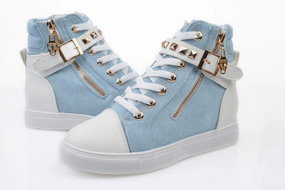 Νέο μοντέλο γυναικεία αθλητικά παπούτια με φερμουάρ και άνιμαλ πριντ