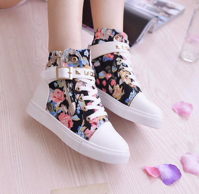 Νέο μοντέλο γυναικεία αθλητικά παπούτια με φερμουάρ και άνιμαλ πριντ