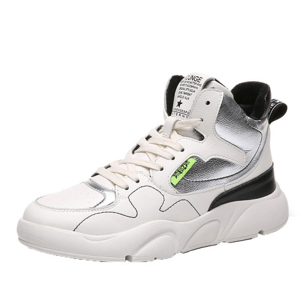 Μοντέρνα γυναικεία αθλητικά παπούτσια με κορδόνια και επίπεδη σόλα