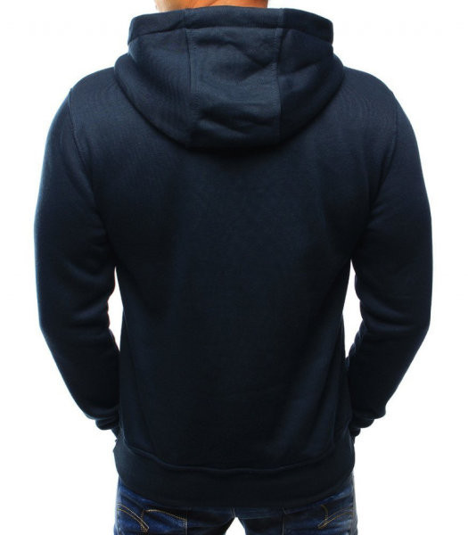 Hanorac de zi cu zi pentru bărbați model uni cu buzunar și cravate