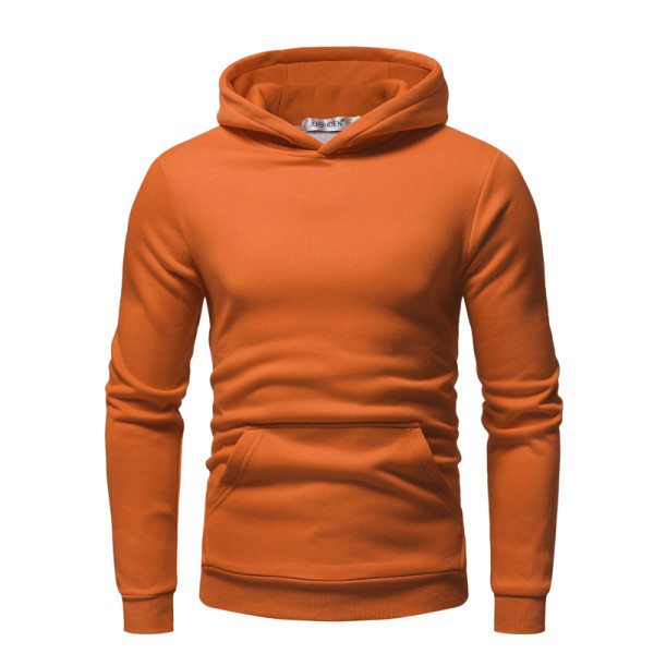 Ανδρικό απλό μοντέλο φούτερ με κουκούλα και τσέπη
