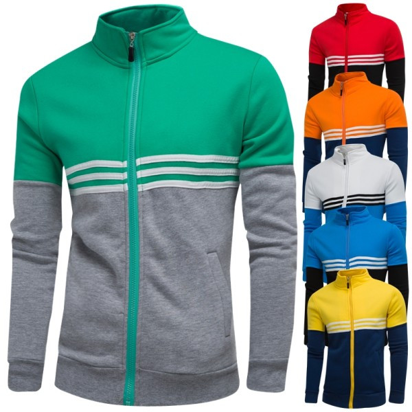 Meeste vabaaja tõmblukuga dressipluus