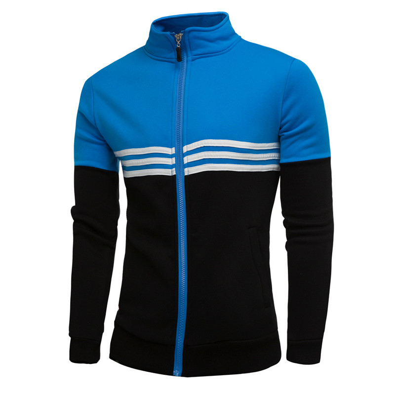 Meeste vabaaja tõmblukuga dressipluus