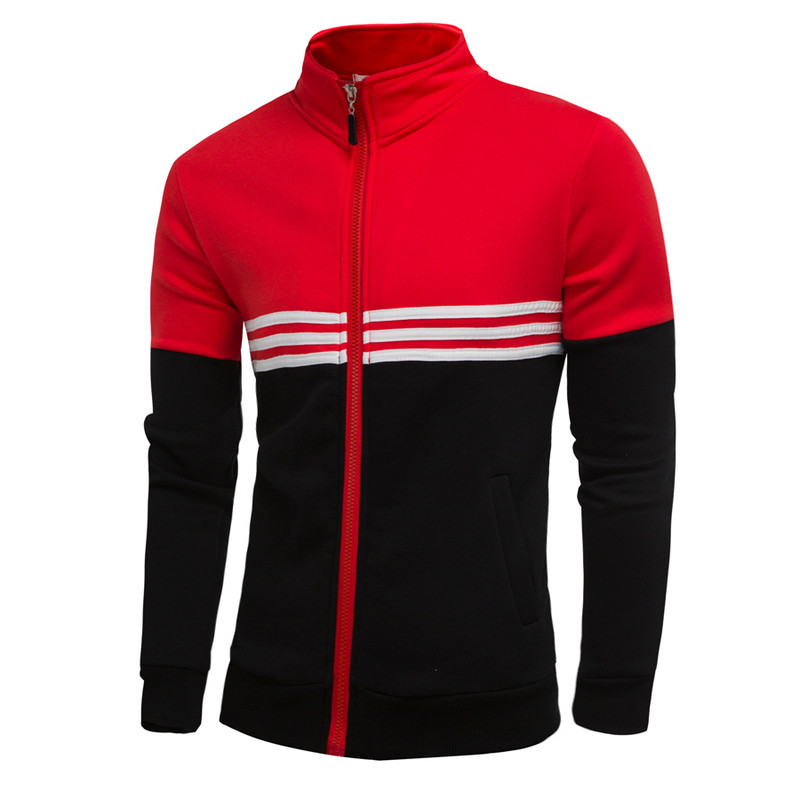 Meeste vabaaja tõmblukuga dressipluus