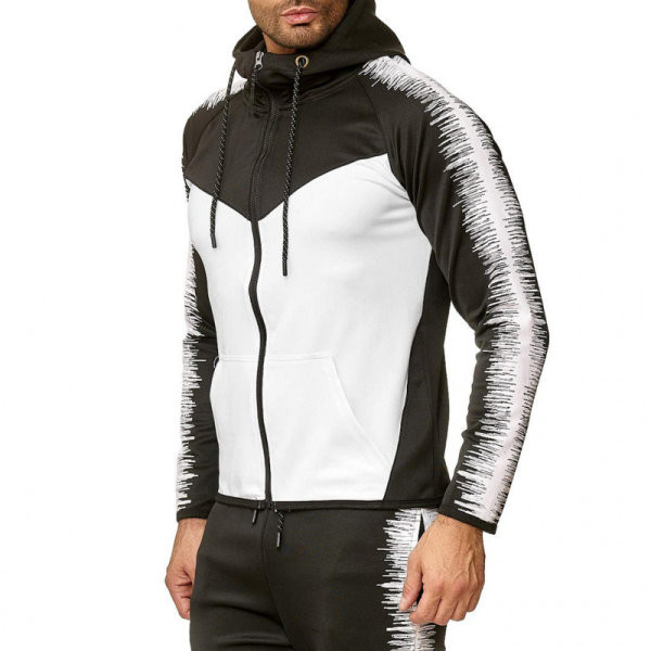 Kinnituse ja taskutega meeste dressipluus