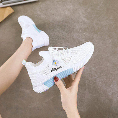 Kahes värvitoonis tikandiga sportlikud ja vabaaja naiste tossud