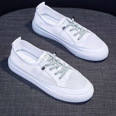 Μοντέρνα γυναικεία αθλητικά παπούτσια με επίπεδη σόλα - δύο μοντέλα