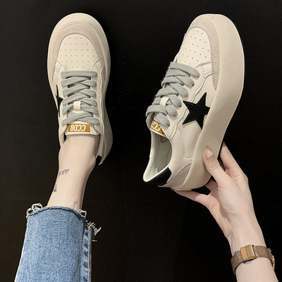 Proljetne ženske tenisice s vezicama i ravnim đonom