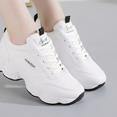 Γυναικεία αθλητικά παπούτσια casual με τραχιά σόλα - τρία χρώματα