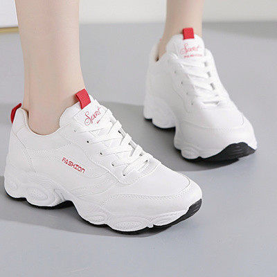 Γυναικεία αθλητικά παπούτσια casual με τραχιά σόλα - τρία χρώματα