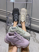 Γυναικεία αθλητικά παπούτσια με πλέγμα και τραχιά σόλα