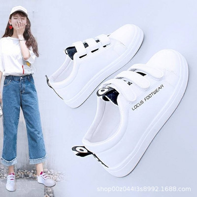 Casual έκο δερμάτινα αθλητικά παπούτσια με velcro