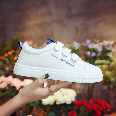 Casual έκο δερμάτινα αθλητικά παπούτσια με velcro