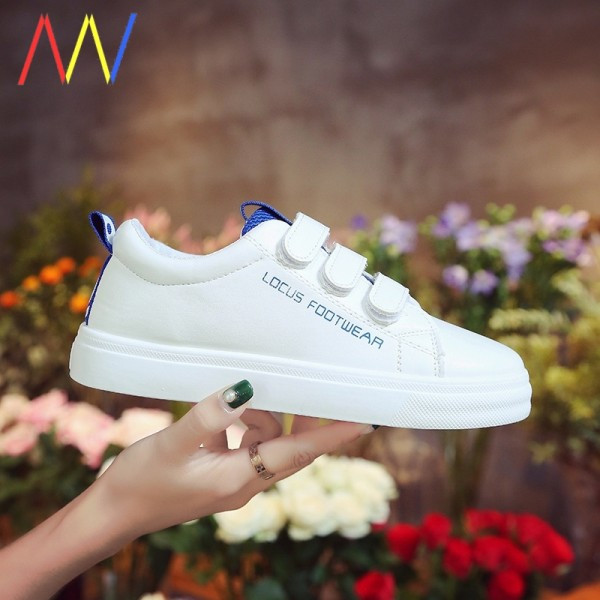 Casual έκο δερμάτινα αθλητικά παπούτσια με velcro