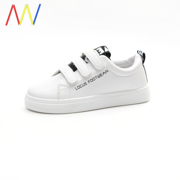 Casual έκο δερμάτινα αθλητικά παπούτσια με velcro