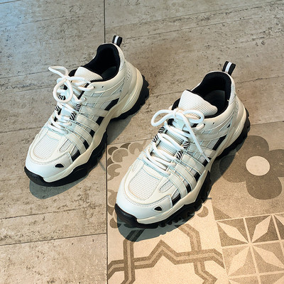 Casual γυναικεία αθλητικά παπούτσια με πλέγμα και πλατφόρμα 6 cm