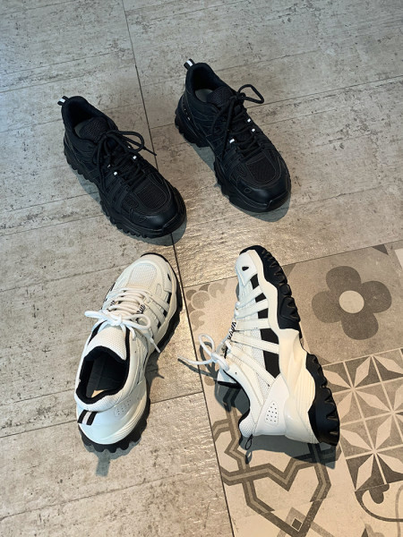 Casual γυναικεία αθλητικά παπούτσια με πλέγμα και πλατφόρμα 6 cm