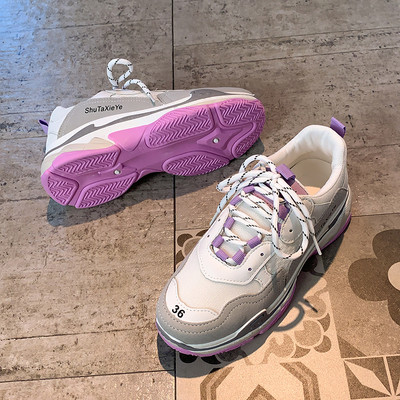 Casual γυναικεία αθλητικά παπούτσια με πλατφόρμα 4 cm