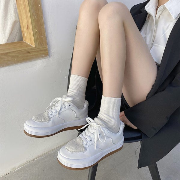 Γυναικεία casual αθλητικά παπούτσια με γούνα