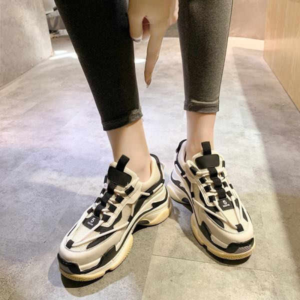 Võrgusilma ja kõrge tallaga naiste tossud