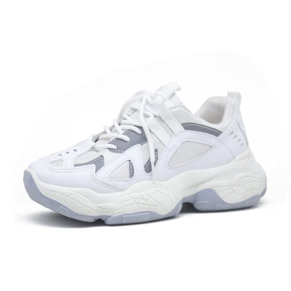 Casual αθλητικά παπούτσια για γυναίκες από οικολογικό δέρμα και υφάσματα