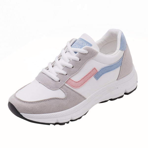 Kolmes värvitoonis lameda tallaga naiste vabaaja tossud