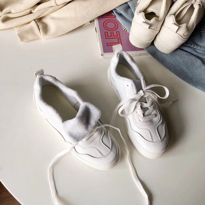 Casual έκο δερμάτινα αθλητικά παπούτσια με χαμηλή σόλα -κλασικό μοντέλο