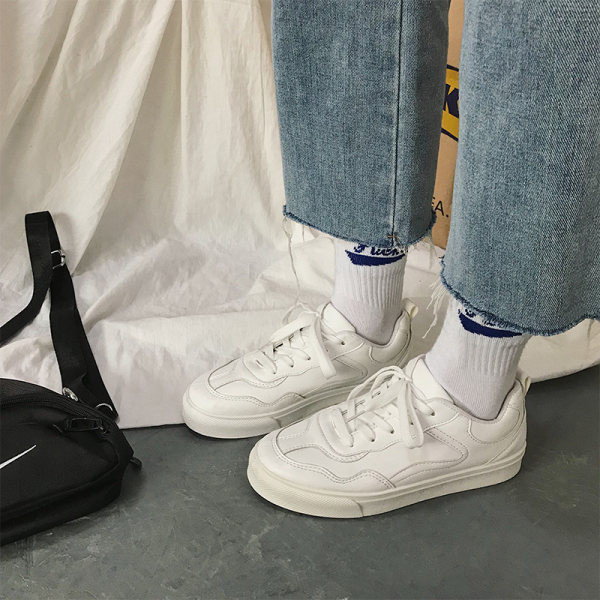 Casual έκο δερμάτινα αθλητικά παπούτσια με χαμηλή σόλα -κλασικό μοντέλο