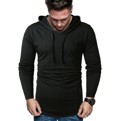 Muški moderni sweatshirt s uzorkom s kapuljačom