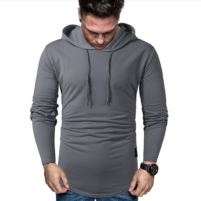Muški moderni sweatshirt s uzorkom s kapuljačom