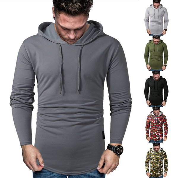 Muški moderni sweatshirt s uzorkom s kapuljačom