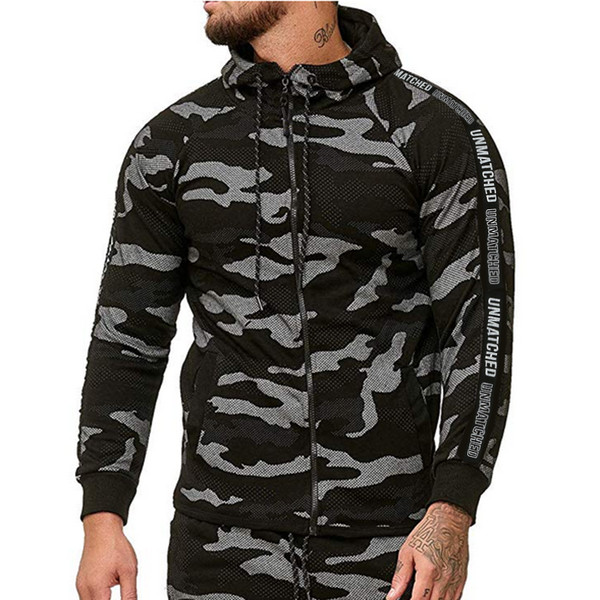 Kinnitusega kamuflaažimustriga meeste dressipluus