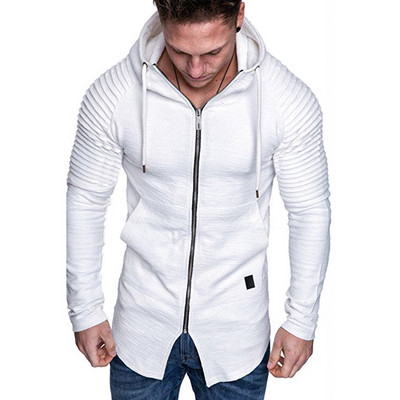 Κομψό ανδρικό φούτερ κλασικό μοντέλο