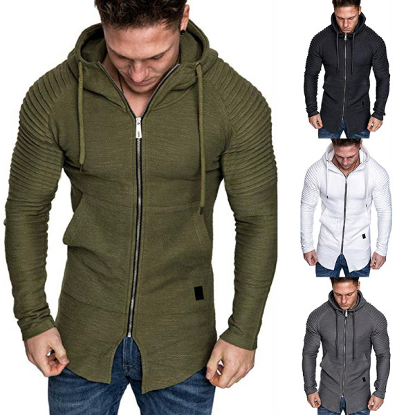 Κομψό ανδρικό φούτερ κλασικό μοντέλο