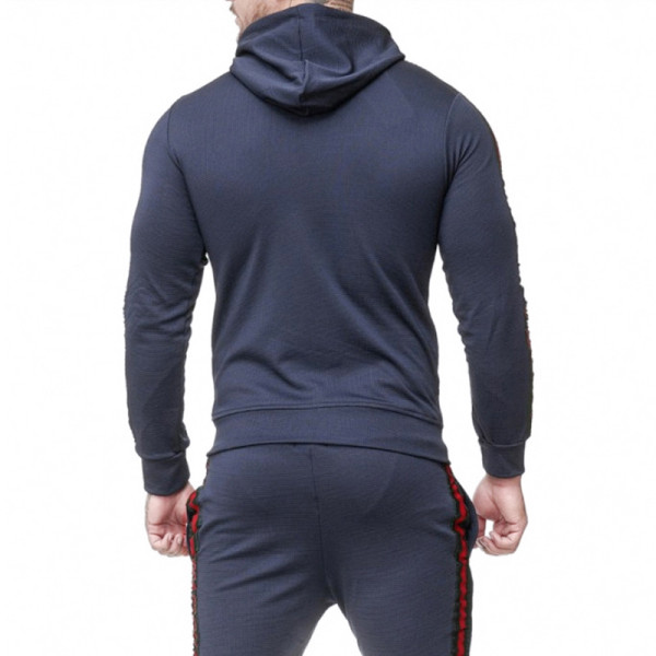 Muška kratka majica s kapuljačom i vezicama