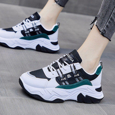 Νέο μοντέλο γυναικεία αθλητικά παπούτσια με τραχιά σόλα - τρία χρώματα