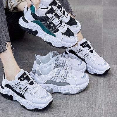 Νέο μοντέλο γυναικεία αθλητικά παπούτσια με τραχιά σόλα - τρία χρώματα