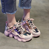 Αθλητικά και casual γυναικεία παπούτσια με τραχιά σόλα - διάφορα χρώματα